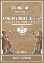 Okładka książki Narodowy Ruch Robotniczy Kazimierz Dagnan
