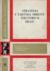 Okładka książki Strategia i taktyka obrony terytorium kraju Henryk Michalski