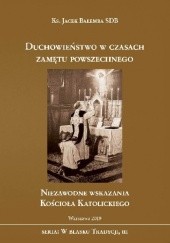 Okładka książki Duchowieństwo w czasach zamętu powszechnego Jacek Bałemba