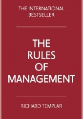 Okładka książki The rules of management Richard Templar