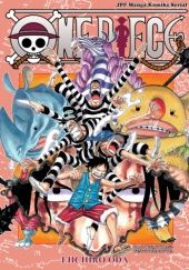 Okładka książki One Piece tom 55 - Tonący transwestyty się chwyta Eiichiro Oda