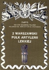 Okładka książki 2 warszawski pułk artylerii lekkiej Józef Smoliński