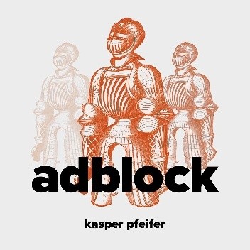 Okładka książki adblock Kasper Pfeifer