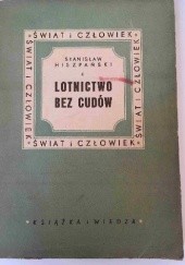 Okładka książki Lotnictwo bez cudów Stanisław Hiszpański