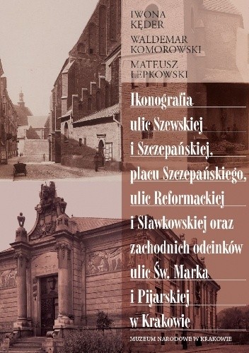 Okładki książek z serii Katalog Widoków Krakowa