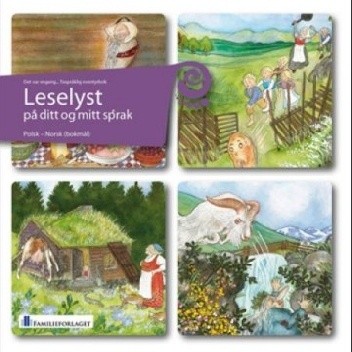 Okładki książek z serii Leselyst på ditt og mitt språk