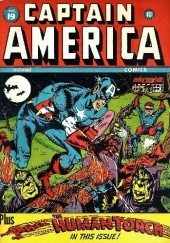 Okładka książki Captain America Comics Vol 1 19 Al Avison, Vincent Fago, Stan Lee, Mickey Spillane