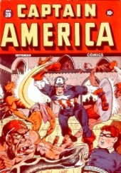 Okładka książki Captain America Comics Vol 1 30 Ray Cummings, Vincent Fago, Carmine Infantino, Syd Shores