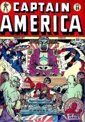 Okładka książki Captain America Comics Vol 1 35 Vincent Fago, Syd Shores