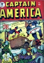 Okładka książki Captain America Comics Vol 1 40 Vincent Fago, Syd Shores