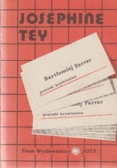Okładka książki Bartłomiej Farrar Josephine Tey