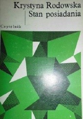 Okładka książki Stan posiadania Krystyna Rodowska