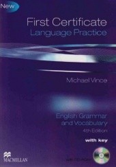 Okładka książki First Certificate Language Practice Michael Vince