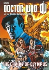 Okładka książki Doctor Who: The Chains of Olympus Mike Collins, Martin Geraghty, Scott Gray, Dan McDaid
