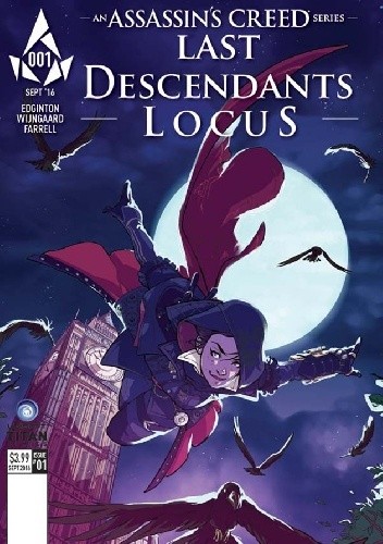 Okładki książek z cyklu Assassin's Creed: Last Descendants – Locus