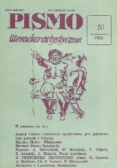 Pismo literacko-artystyczne, nr 10/1986