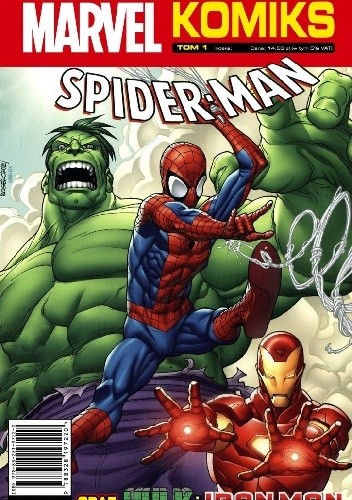 Okładki książek z cyklu Marvel Komiks