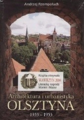 Okładka książki Architektura i urbanistyka Olsztyna 1353-1953 Andrzej Rzempołuch