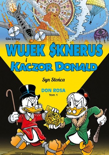 Okładki książek z cyklu Wujek Sknerus i Kaczor Donald