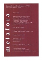 Okładka książki Kwartalnik Literacko - Artystyczny "Metafora" 17 (98)