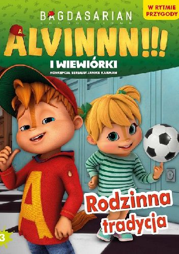 Okładki książek z serii Alvin i wiewiórki