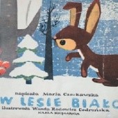 Okładka książki W lesie biało Maria Czerkawska