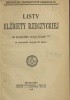 Okładka książki Listy Elżbiety Rzeczyckiej do przyjaciółki swojej Urszuli za panowania Augusta III pisane Klementyna Hoffmanowa