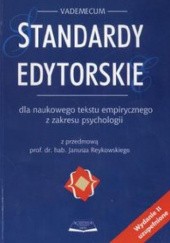 Standardy edytorskie dla naukowego tekstu empirycznego z zakresu psychologii