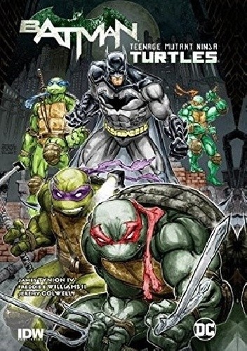 Okładki książek z cyklu Batman/Teenage Mutant Ninja Turtles