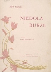 Okładka książki Niedola. Burze Ada Negri