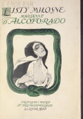 Okładka książki Listy miłosne Marianny d'Alcoforado Mariana Alcoforado