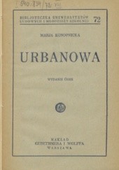 Okładka książki Urbanowa Maria Konopnicka