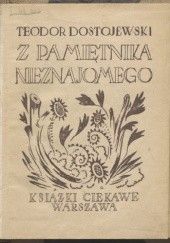 Okładka książki Z pamiętnika nieznajomego Fiodor Dostojewski