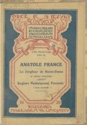 Okładka książki Kuglarz Najświętszej Panienki i inne nowelki Anatole France