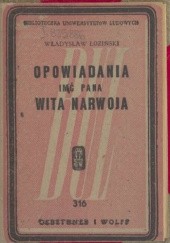 Okładka książki Opowiadania imć pana Wita Narwoja Władysław Łoziński