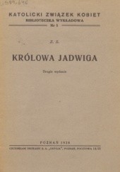 Okładka książki Królowa Jadwiga Zofia Sokołowska