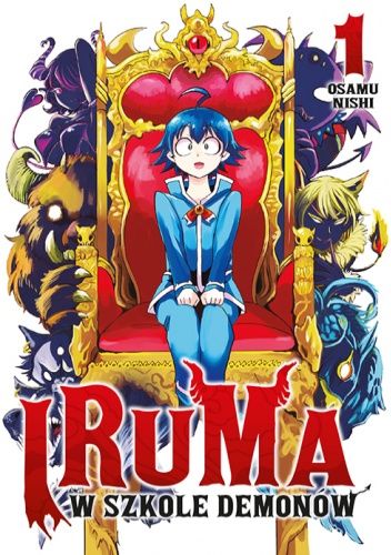 Okładki książek z cyklu Iruma w szkole demonów
