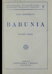 Okładka książki Babunia Eliza Orzeszkowa
