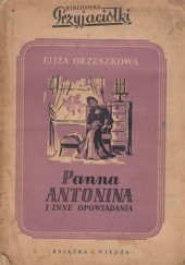 Okładka książki Panna Antonina Eliza Orzeszkowa