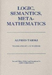 Okładka książki Logic, Semantics, Metamathematics Alfred Tarski