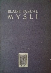 Okładka książki Myśli Blaise Pascal