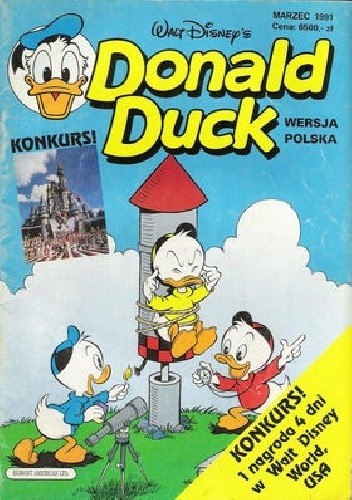 Okładki książek z serii Donald Duck