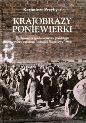 Okładka książki Krajobrazy poniewierki Kazimierz Przybysz