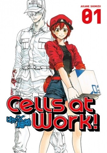 Okładki książek z cyklu Cells at Work!