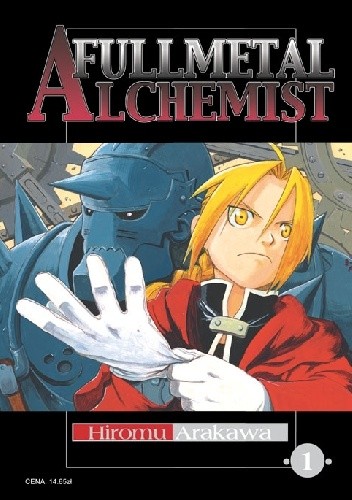 Okładki książek z serii Fullmetal Alchemist