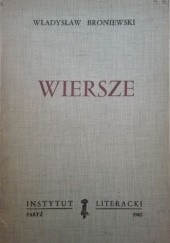 Okładka książki Wiersze Władysław Broniewski