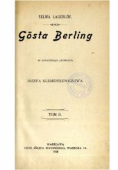Okładka książki Gösta Berling. T. 1-3 Selma Lagerlöf