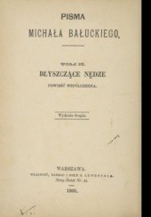 Okładka książki Błyszczące nędze: powieść współczesna Michał Bałucki