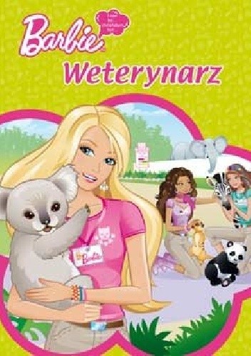 Okładki książek z serii Barbie