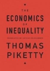 Okładka książki Economics of inequality Thomas Piketty